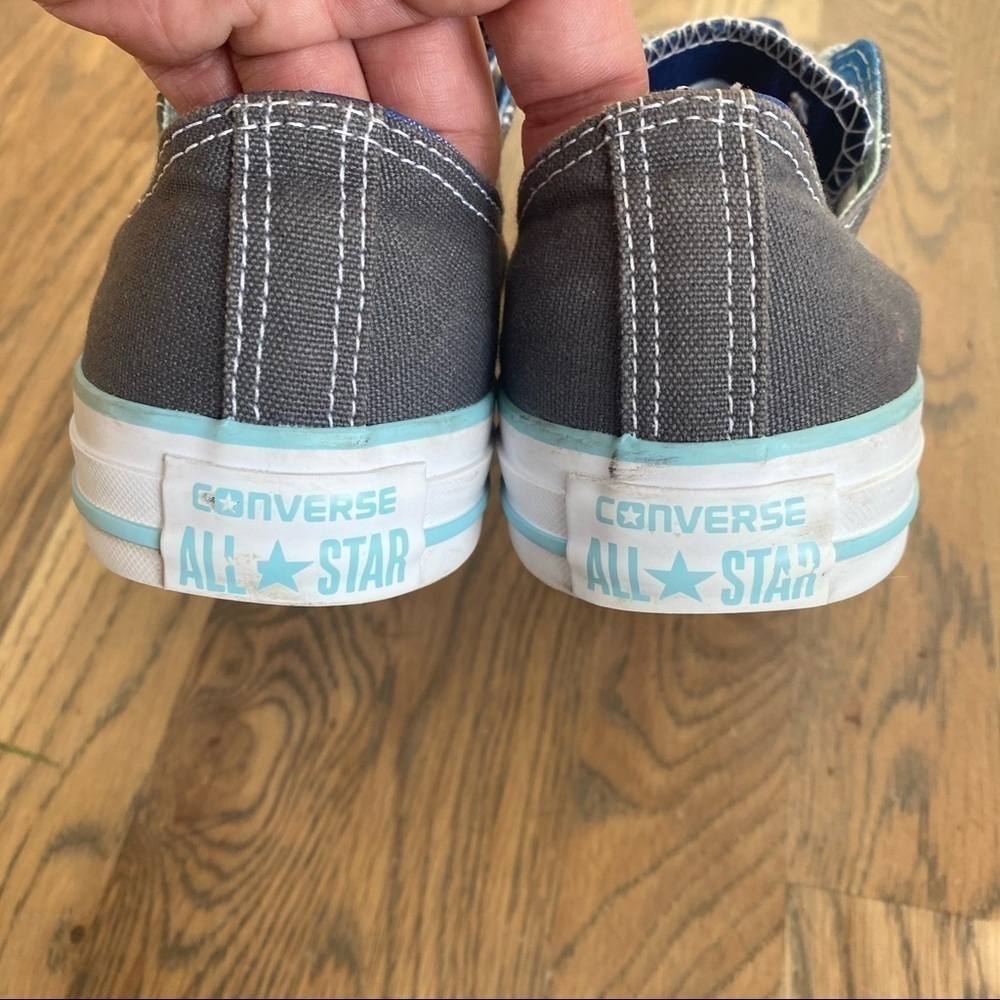 Converse All Stars double tongue low top Chucks 10 - Picture 10 of 10